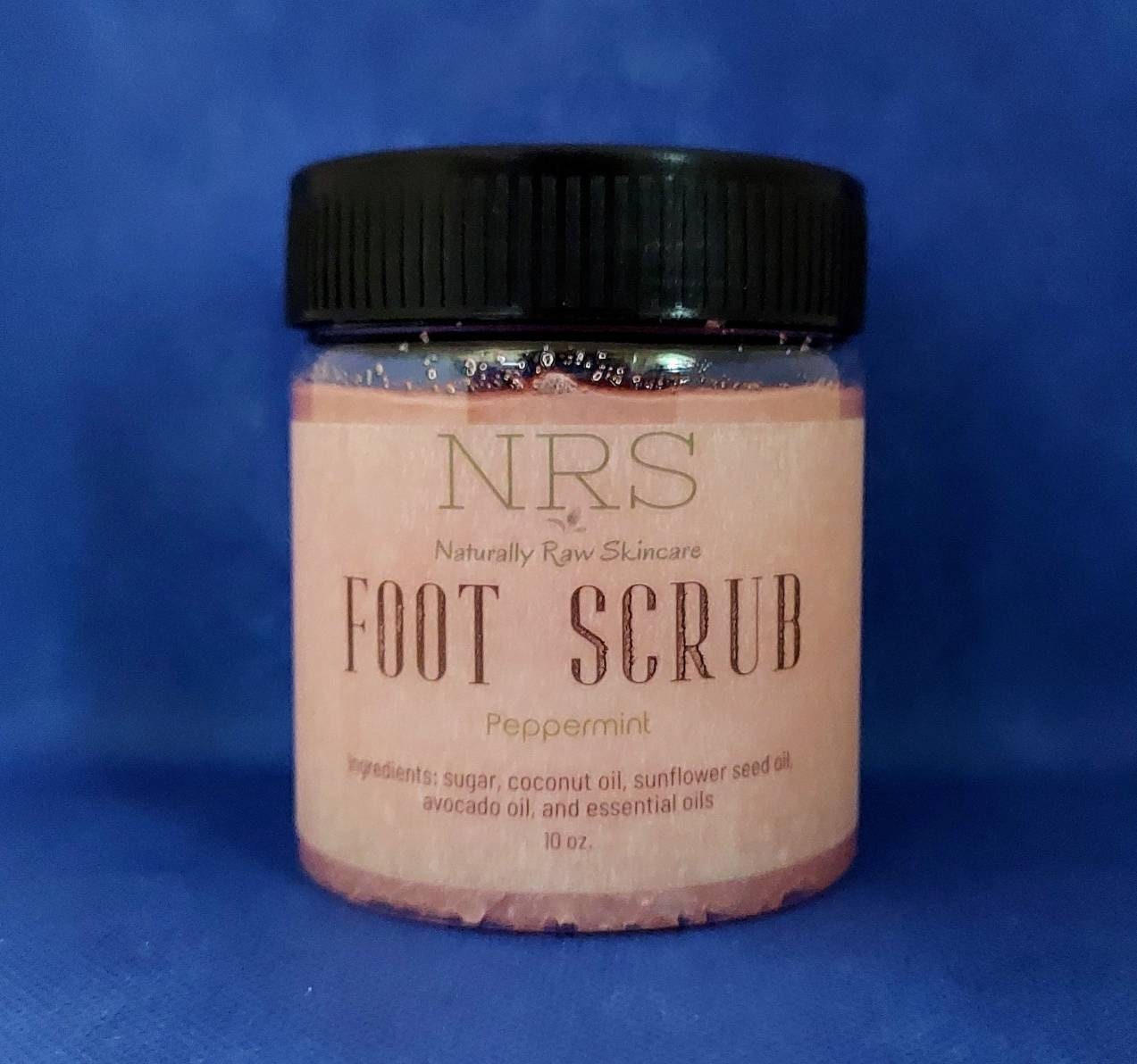 Peppermint Foot Scrub – Natural Exfoliator with Sugar & Essential Oils