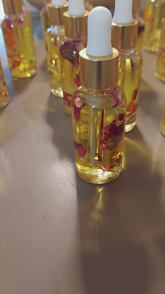 Botanical Facial Oil – Rose, Lavender & Calendula Glow Oil